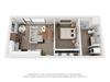 One bedroom floor plan The Mansion_B16